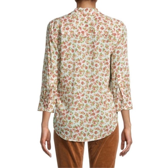 L’agence Ryan Floral Button Down Women’s Size Small $275. NEW - Picture 2 of 10